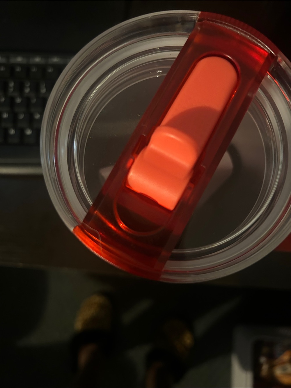 Stanley Orange Insulated Travel Tumbler with Handle - Picture 4 of 8